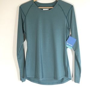 NWT Columbia OmniWick Base Layer Teal L/S Medium